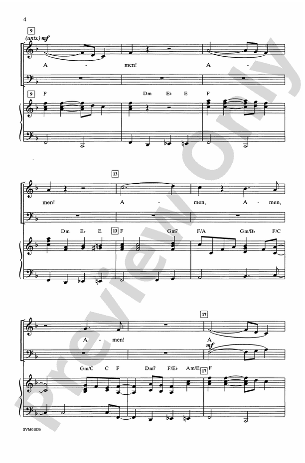 Amen! - 3-Part Mixed Choral Octavo (Digital Download)