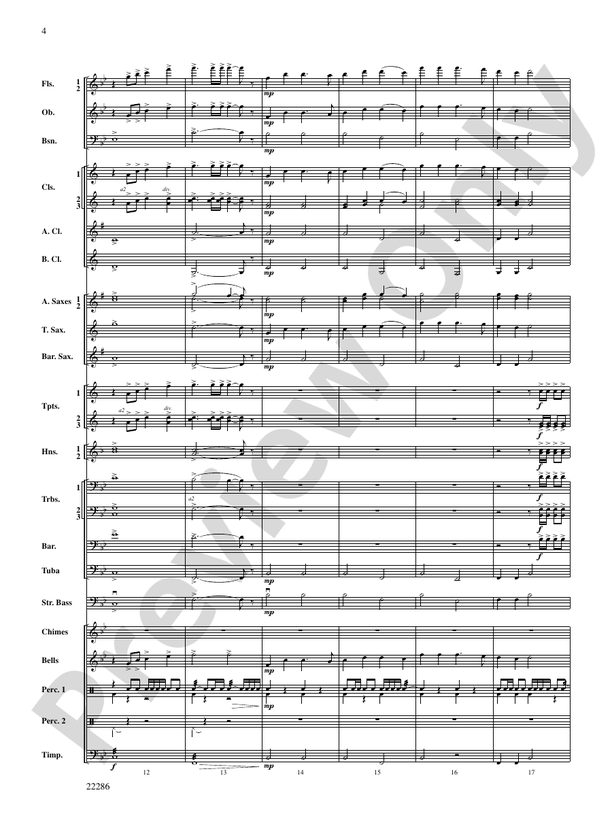 Christmas Fanfares (Grade 3) - Concert Band Conductor Score & Parts (Digital Download)