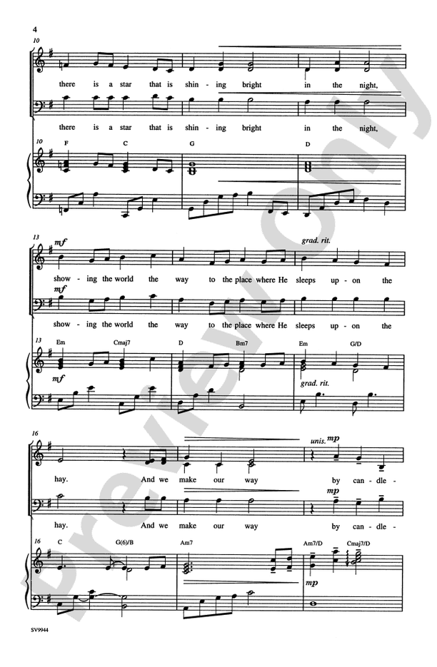 By Candlelight – 3-Part Mixed Choral Octavo (Digital Download)