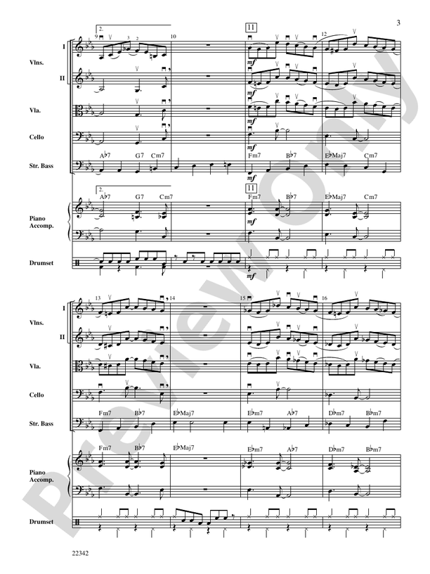 J. D. Meets the Rhythm Section – String Orchestra Conductor Score & Parts (Digital Download)