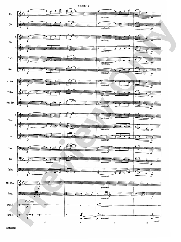 A Christmas Hymn - Concert Band Conductor Score & Parts (Digital Download)