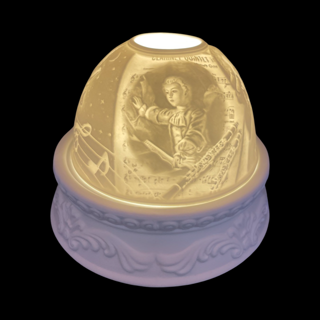 White Tealight Mozart