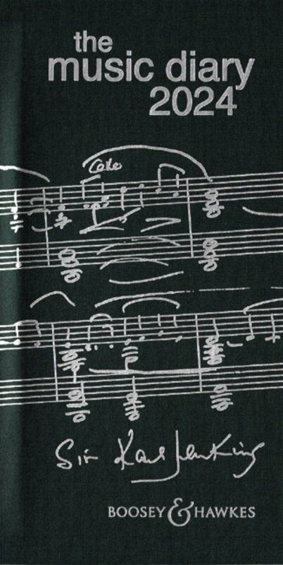 The Music Diary 2024 - Black - Diary Boosey & Hawkes M060140549