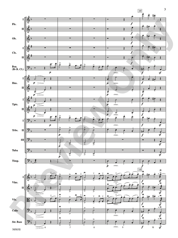 Tragic Overture – Ful Orchestra Conductor Score & Parts (Digital Download)