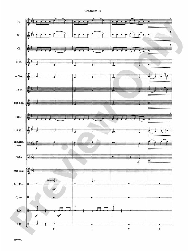 Statements - Concert Band Conductor Score & Parts (Digital Download)