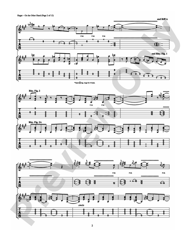 On the Other Hand - Guitar TAB (Digital Download)
