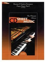 Russian & Eastern European Piano Music, Part I - CD Sheet Music (2-CD Set) - Various - Piano CD Sheet Music CD-ROM