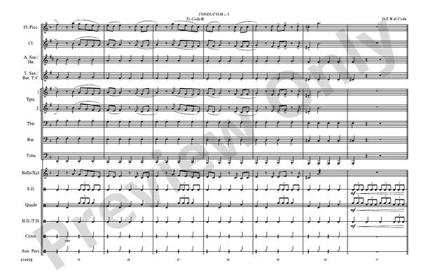 Happy Together – Marching Band Conductor Score & Parts (Digital Download)