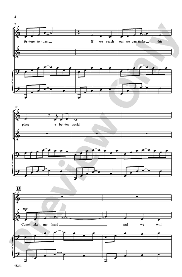 A Better World - 2-Part Choral Octavo (Digital Download)