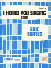 I Heard You Singing - Eb Major Vocal/Piano (Digital Download)