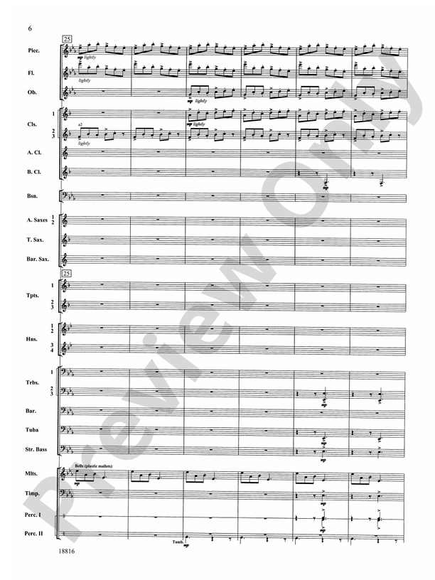 Canarios Fantasia - Concert Band Conductor Score & Parts (Digital Download)