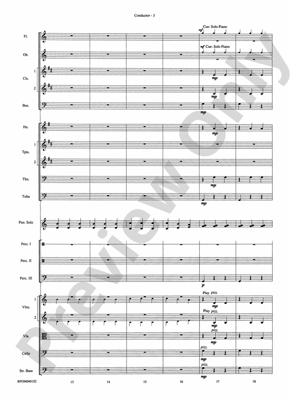 Chopstix Variations (with Opt. Piano Solo) – Ful Orchestra Conductor Score & Parts (Digital Download)