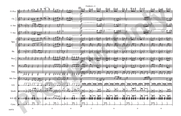 Kashmir – Marching Band Conductor Score & Parts (Digital Download)