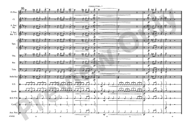 Happy Together – Marching Band Conductor Score & Parts (Digital Download)