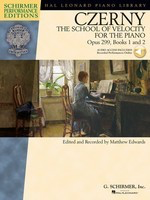 Czerny - The School of Velocity for the Piano Op299 Bk1 & 2 - Piano Solo/CD Schirmer 296899