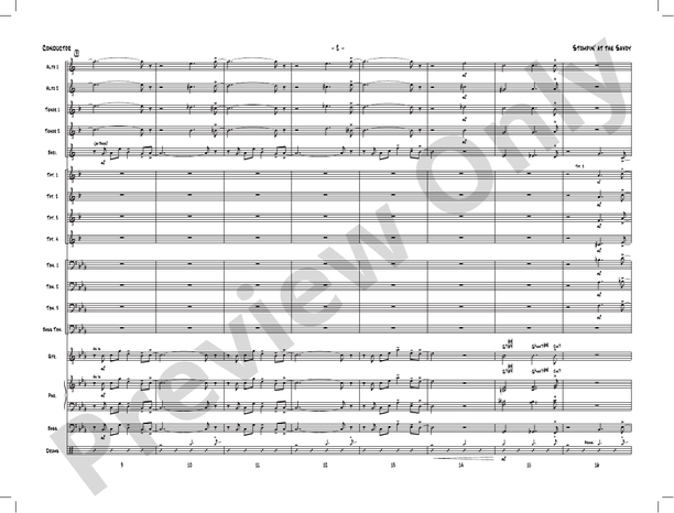 Stompin' at the Savoy (Grade 3.5) - Jazz Ensemble Conductor Score & Parts(Digital Download)