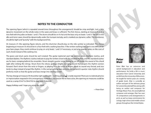 Ye Jazzy Gentlemen – Jazz Ensemble Conductor Score & Parts (Digital Download)