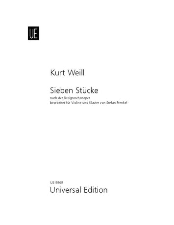 Seven Pieces from Threepenny Opera Violin/Piano