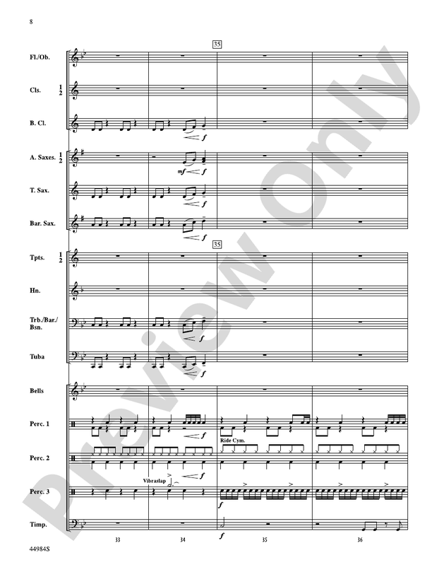 Power Surge - Concert Band Conductor Score & Parts (Digital Download)