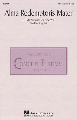 Alma Redemptoris Mater - Giovanni Pierluigi da Palestrina - SATB Terry Eder Hal Leonard Choral Score Octavo