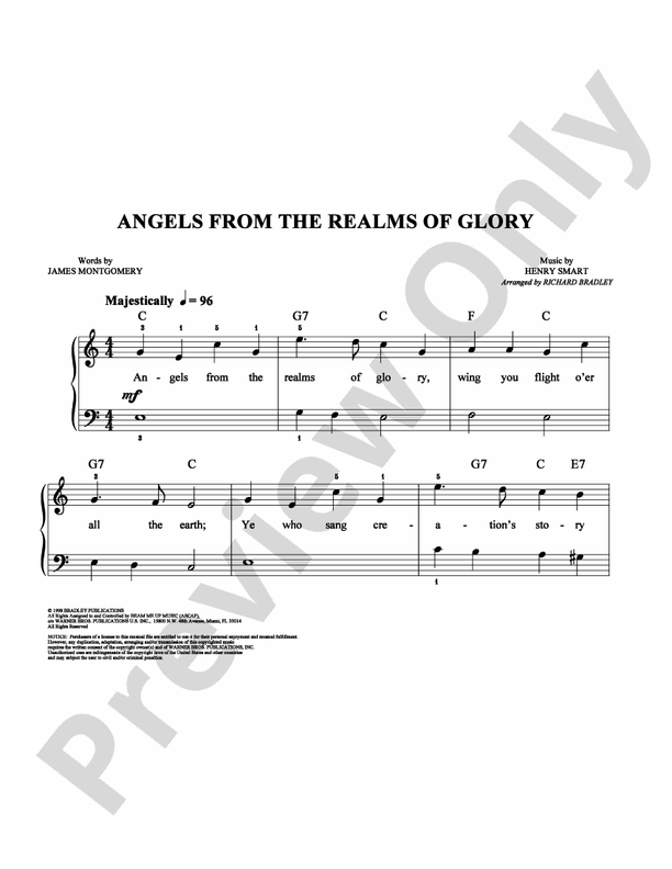 Angels, From the Realms of Glory - DSM-PS-0000217 - Easy Piano (Digital Download)
