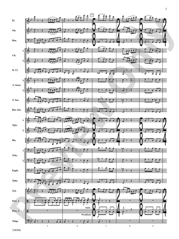 Gateway West - Concert Band Conductor Score & Parts (Digital Download)