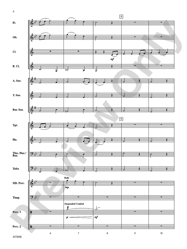 Trust - Concert Band Conductor Score & Parts (Digital Download)
