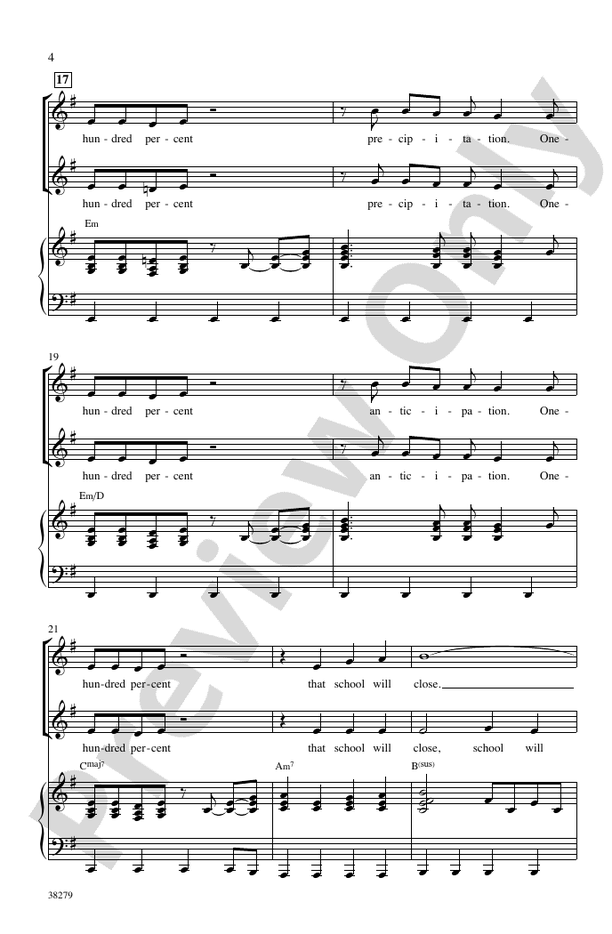 Blizzard on the Way! – 2-Part Choral Octavo (Digital Download)