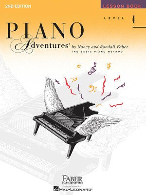 Piano Adventures Level 4 Lesson Book - Piano by Faber/Faber Hal Leonard 420183