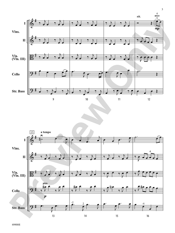 To the Moon and Back - String Orchestra Conductor Score & Parts (Digital Download)
