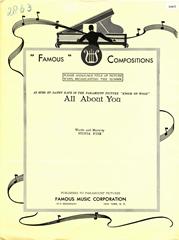 All About You - Danny Kaye - PVG (Digital Download)