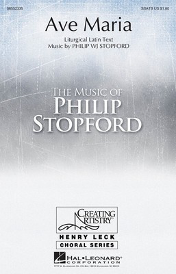 Ave Maria - Philip Stopford - SSATB Hal Leonard Choral Score Octavo