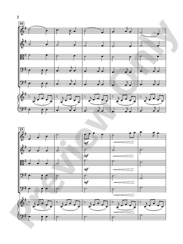 Celtic Meditation - Loreta Fin – String Orchestra Conductor Score & Parts (Digital Download)