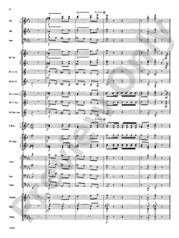 March and Procession of Bacchus (Grade 3) - Concert Band Conductor Score & Parts (Digital Download)