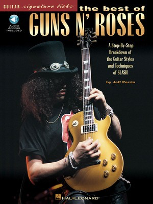The Best of Guns N' Roses - Guitar Jeff Perrin Hal Leonard Guitar TAB Sftcvr/Online Audio