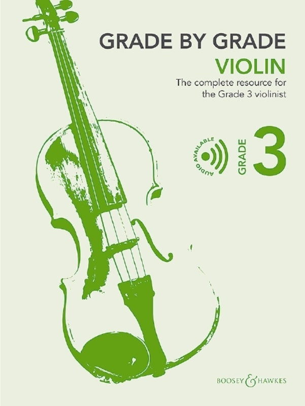 Grade by Grade - Violin Grade 3 Bk/OLA - B&H BH13189