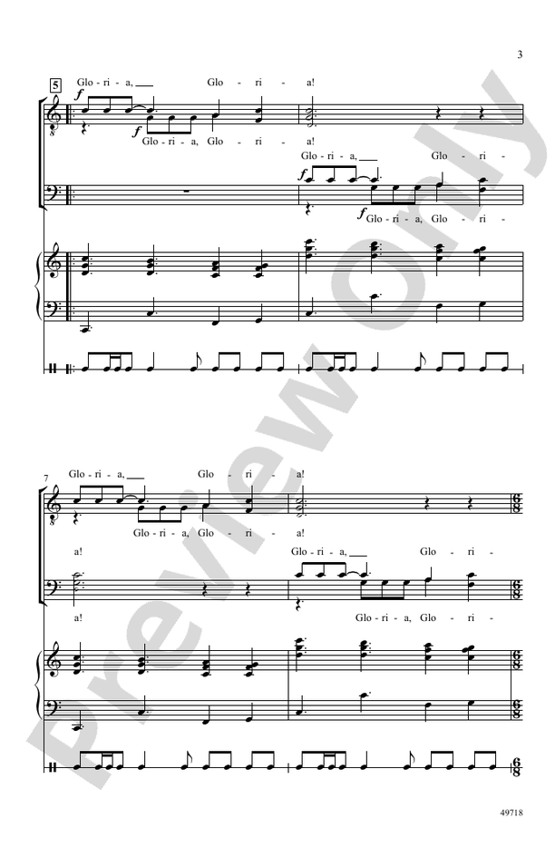 Hodie Fanfare - TTBB Choral Octavo (Digital Download)
