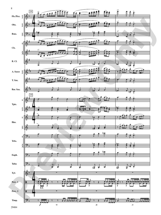 Spirit of Flight - Concert Band Conductor Score & Parts (Digital Download)