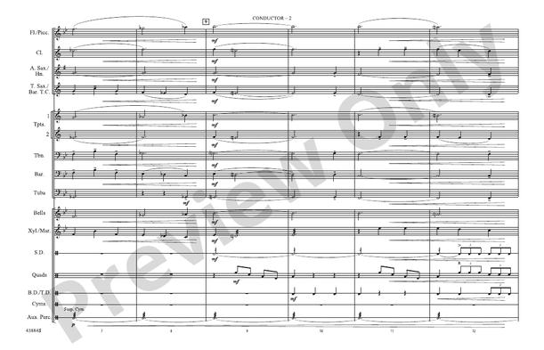 Godzilla, Part 2 – Marching Band Conductor Score & Parts (Digital Download)
