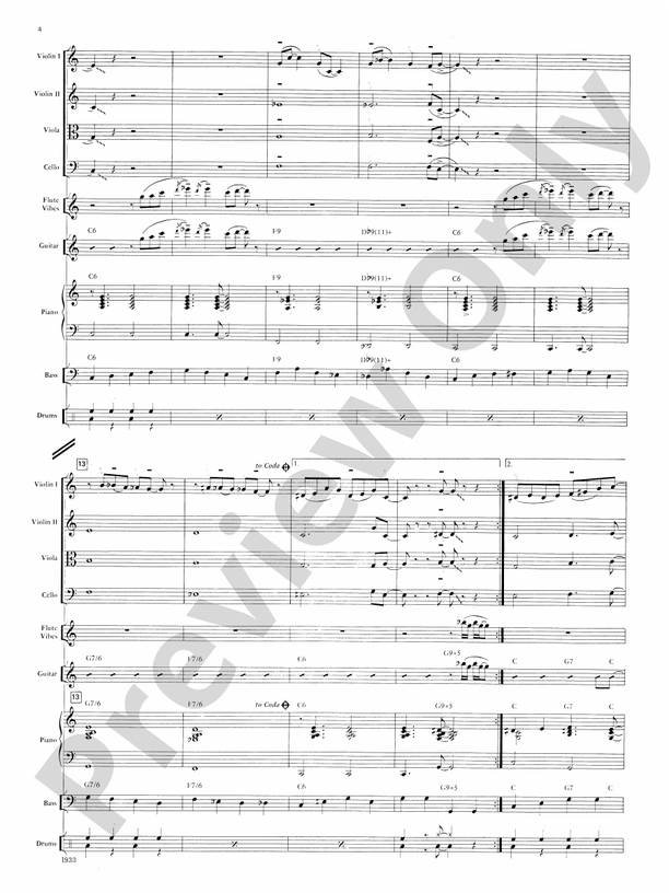 Jazz Suite for Strings and Rhythm – String Orchestra Conductor Score & Parts (Digital Download)