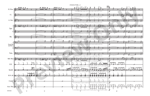 Illusion – Marching Band Conductor Score & Parts (Digital Download)