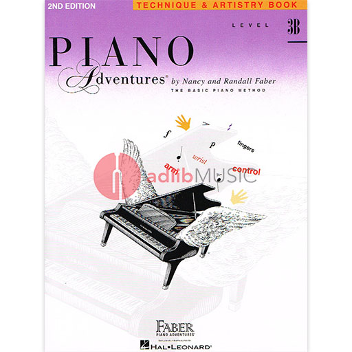 Piano Adventures Level 3B Technique & Artistry Book - Piano by Faber/Faber Hal Leonard 420240