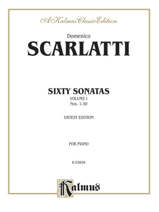 Scarlatti - Sixty Sonatas, Volume I - Piano Solo (Digital Download)