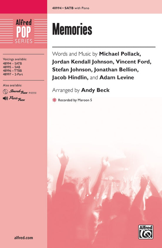Memories - SATB Choral Octavo (Digital Download)