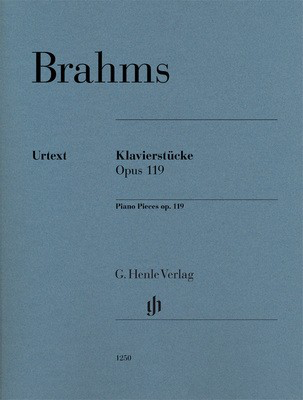 Piano Pieces Op. 119 - Brahms - Piano Solo - G Henle Verlag