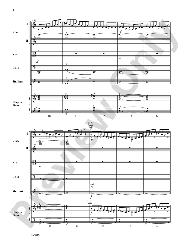 Creaking Tree – String Orchestra Conductor Score & Parts (Digital Download)