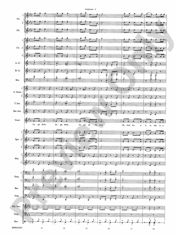 The Ultimate Christmas Sing-Along - Concert Band Conductor Score & Parts (Digital Download)