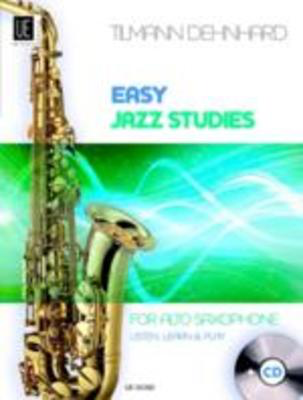 Easy Jazz Studies For Alto Saxophone Bk/Cd -
