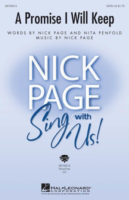 A Promise I Will Keep - Nick Page - Hal Leonard ShowTrax CD CD