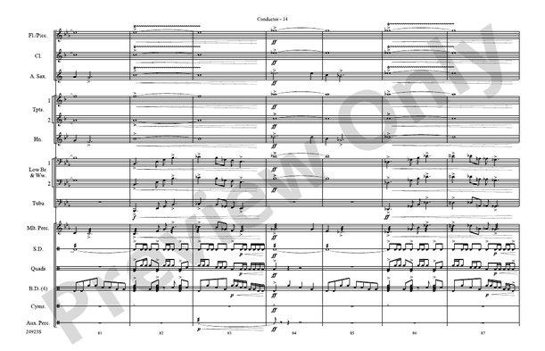 A New World, Movement One – Marching Band Conductor Score & Parts (Digital Download)